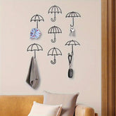 CIFbuy™ Exquisite Iron 7-Piece Creative Multifunctional Key & Coat Hangers Set - Perfect for Hanging Umbrellas/Coats/Keys in Rooms, Elegant Housewarming Gift Choice - Premium-grade Wall Sculptures.
