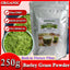 HelloYoung Organic Barley Grass Powder original 250g moistening intestines, Non-GMO Rich in Immune Vitamin, Fibers, Minerals, Antioxidants and Protein