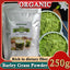 HelloYoung 250g Organic Barley Grass Powder Gluten Free Non-GMO Superfood Vegan purifying liver, lowering cholesterol, beautiful skin, healthy slimming drink