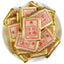 HelloYoungTea 2016 Spring Palace Small Golden Brick Ripe Pu'er Tea Yunnan Aromatic Small Square Brick Shou Pu'er 500g