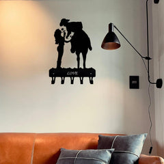 CIFbuy™ 1pc Iron Metal Gorgeous Wall-Mounted Pendant - Artistic Home Hooks & Perfect Iron Hanger Hooks, Exquisite Utility Hooks for Daily Use, Durable Iron Build, Stylish Wall-Mounted Decor You Deserve - Collectible Figurines.