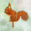 CIFbuy™ Rusty Squirrel Garden Metal Yard Art - Handmade Corten Steel Statue with Rustic Patina, Outdoor Garden Decoration Adding Rustic Elegance, Metal Craft for Yard Beauty, Unique Collectible Figurines.
