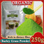 HelloYoung Organic Barley Grass Powder 250g, Green Superfood for Smoothie Non-GMO, Finely Ground Whole Dried Young Leaves, Pure, Kosher