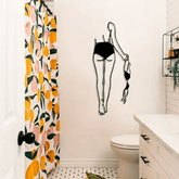 CIFbuy™ Premium Modern Minimalist Nude Woman Metal Wall Decor - Elegant Nude Figure for Bathrooms, Vintage Aesthetic & Stylish Wall Enhancement - Decorative Sign
