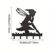 CIFbuy™ Stunning Iron Genie-shaped Wall Hangers - Multifunctional for Coats/Bags/Keys, Adds Playful Elegance to Entryways/Living Rooms - Premium-grade Wall Sculptures.