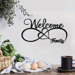 CIFbuy™ Premium Rust-Resistant Iron Welcome Wall Art - Durable Indoor/Outdoor Hanging Decor for Farmhouse Porch, Creates Inviting Atmosphere - Charming Wall Sculptures.