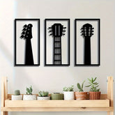 CIFbuy™ 3pc/set Unique Metal Wall Art Set - Decorative Musical Instrument Design, Ideal for Enhancing Space Decor, Wall Sculpture Feature, Iron Wall Sculptures.