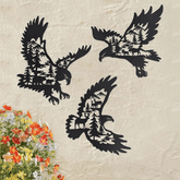 CIFbuy™ Stunning Iron Enchanting Black Metal Owl Wall Art - Farmhouse & Modern Decor for Indoor/Outdoor Use, Super Outdoor Wall Decoration Elevates Space - Stylish Wall Sculptures.