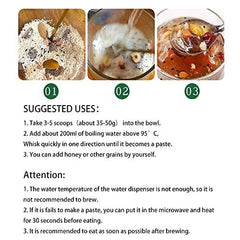 HelloYoung Sweet Scented Chia Seed Nut Lotus Root Starch Soup, Meal Substitute Powder 500g