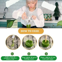 60PCS Na_veta Barley Grass Powder 100% Pure & Organic, Pure Organic Barley