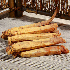 HelloYoung 6 Years Red Ginseng Root Korean Dry Ginseng Root Health Herbal Tea Chinese Herbs