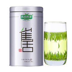 HelloYoung LEPINLECHA Ming Qian Silver Jar Que She Sparrow's Tongue Chinese Green Tea 100g