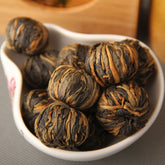 China Dianhong Dragon Pearl Dian Hong Handmade Black Tea Gold Pearl
