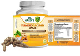 Triple Strength Capsules 120 Turmeric Curcumin with Ginger and Bio pepper 2600mg