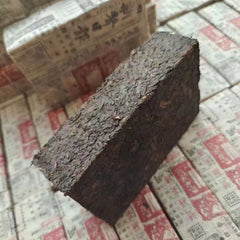 500g Yunnan Aged Pu-erh Ripe Tea Brick Jingchanghao Old Puerh Tea Pu'er Tea