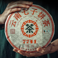 HelloYoung /Classic 7741 Raw Pu-erh Sheng Cha 357g Cake Zhongcha Pu'er Puer Tea