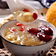 HelloYoung Dried Mushrooms Organic Snow White Fungus Tremella Silver Ear Mushrooms 500g