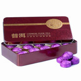 HelloYoung /Jasmine Mini Tuocha Ripe Puer, Delicate Box Pack Shu Puerh Tea 75g