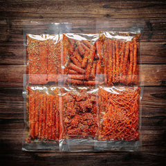 70g*4bags Mixed flavors Spicy snacks big spicy slices Chinese handmade snacks