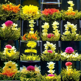 HelloYoung 16 Types Handmade Blooming Flower Tea Blooming Tea Balls Flowering Tea 130g