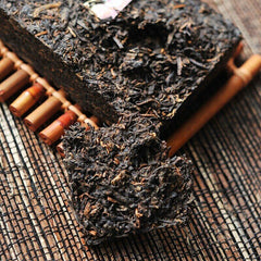 250g Pu-erh Brick Tea Ripe Ecology Puer Tea Yunnan Menghai 7562 TAETEA Dayi Tea