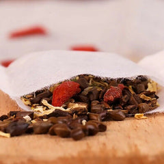 固本堂 菊花决明子茶 养生茶熬夜常备 呵护心肝 牛蒡根金银花桂花鲜芦根葛根Natural healthy herbal tea天然健康调理草本凉茶5g*30小袋