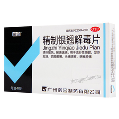 Nuojin Jingzhi Yinqiao Jiedu Pian 诺金精制银翘解毒片