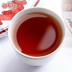 HelloYoung Anniversary Shu Puer Tea "9978", Haiwan Tea Factory,Ripe Puer Tea Cake 357g