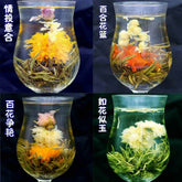 HelloYoung 130g 16 Kinds of Flower Aromatic Blooming Flower Tea Herbal Crafts Flowers Tea