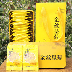HelloYoung 20pcs High Quality Gold Huang Ju Chrysanthemum A Large Cup of Organic Herbal Tea