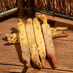 HelloYoung 6 Years Red Ginseng Root Korean Dry Ginseng Root Health Herbal Tea Chinese Herbs