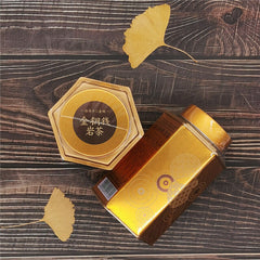 HelloYoung Tin Specialty Tea Golden Gopper Coin Fujian Wuyi Rock Tea Oolong Tea 100g