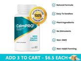 3X CalmPro 5 Nerve Calming Formula, 60 Capsules, CalmPro Neo Nature Formula