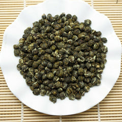 HelloYoung 250g Jasmine Dragon Pearl Natural Fresh Green Tea Jasmine Pearls Metal Can