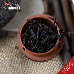 HelloYoung yr Yunnan Puer Cake Shu Pu er Long Dao Ripe Puerh Tea Cake 100g