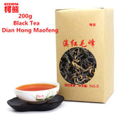 HelloYoung200g Dian hong maofeng organic tea large congou black tea premium red