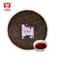357g TAETEA Ancient Tree Ripe Puer YU HUA NONG Menghai Tea Dayi Pu'er Tea Cake