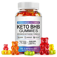 Advanced 60 Keto BHB Gummies For Weight Loss Fat Burner Improve Immunity New