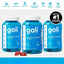 3 Pcs Goli Nutrition Ashwagandha Gummies Mixed Berry 60 Count Gummies-USA