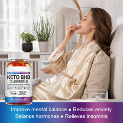 Keto BHB Gummis für Weight Loss Fat Burner verbessern Immunität 60