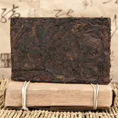 TemuTea Puer Tea Brick, Yunnan Menghai Old Ripe Puer Tea