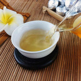 HelloYoung /Yr Mini Shen Puerh Silver Tin Foil Packing Tuocha Cha Puer Tea 75g