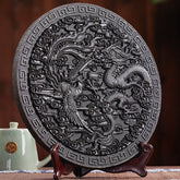 500g/1.1LB Dragon & Phenix Da Hong Pao Tea Cake Wuyi Oolong Tea Big Red Robe Tea