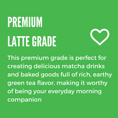 Matcha Green Tea Powder Organic Japanese PREMIUM LATTE GRADE 100g