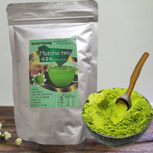 HelloYoung Grade Matcha Green Tea - First Harvest Organic Matcha Green Tea Powder Premium Powder for matcha latte, matcha smoothie | Caffeine, L-Theanine, No added sugar weight loss