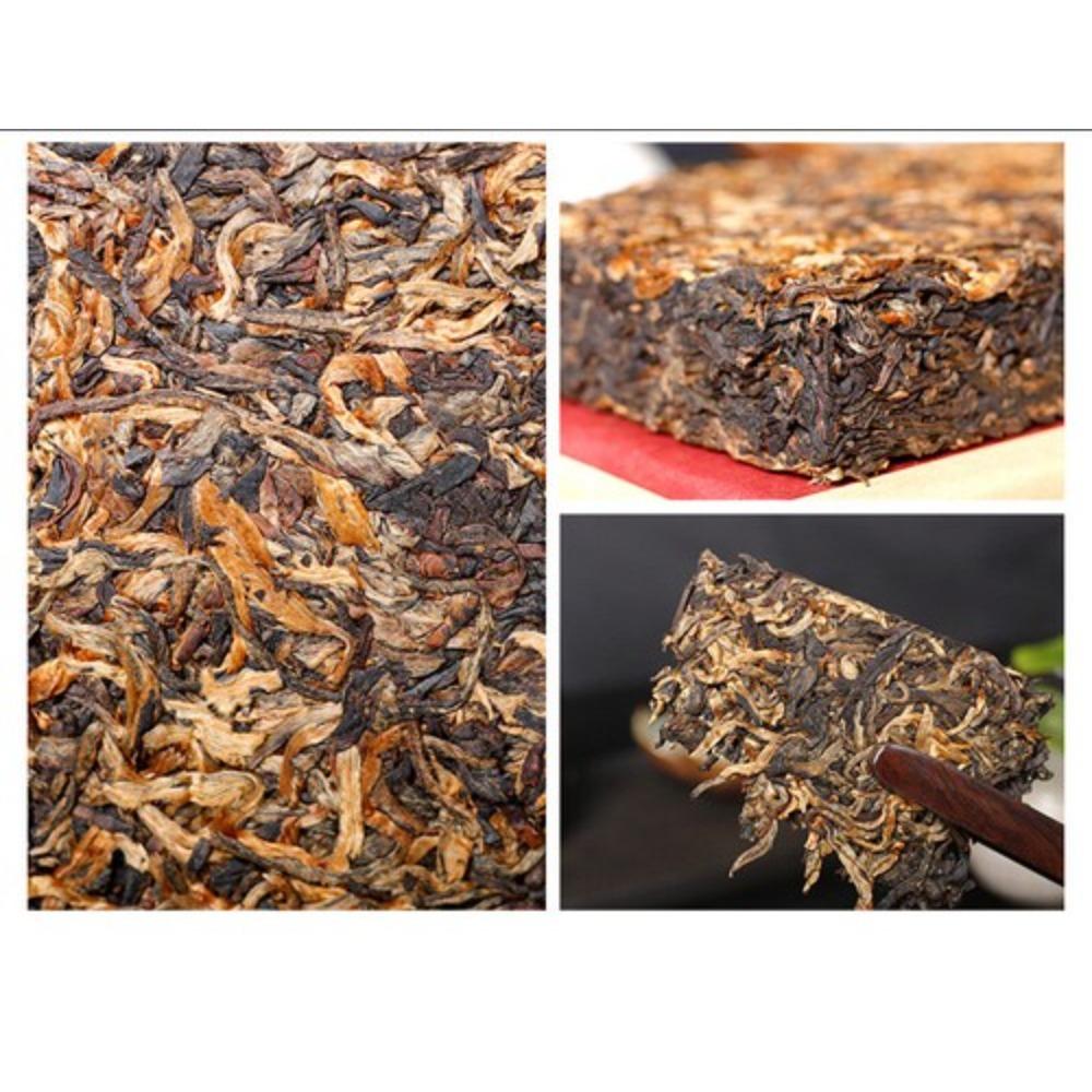 HelloYoungTea 250g Yunnan Dian Hong Black Tea Ancient Tree Tea Brick