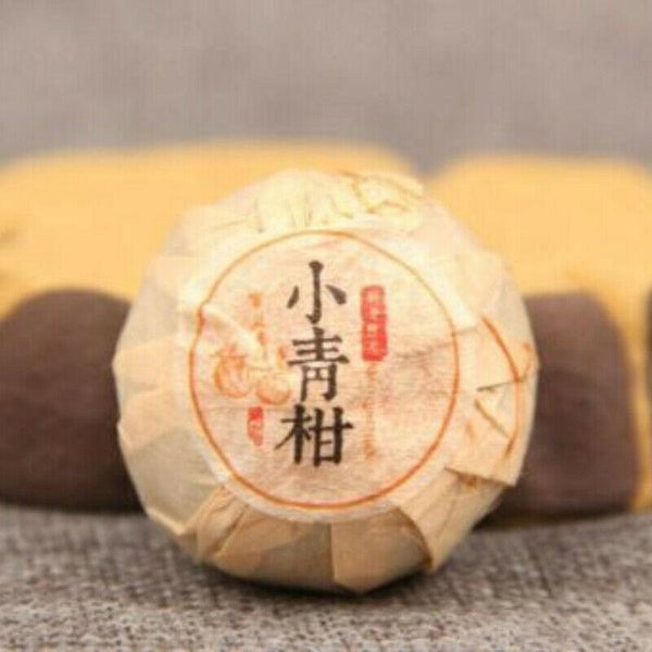 HelloYoungTea 2021 Chinese XinHui "Chen Pi" Tangerine Peel Ripe Puer Tea "Gong Ting 100g/box