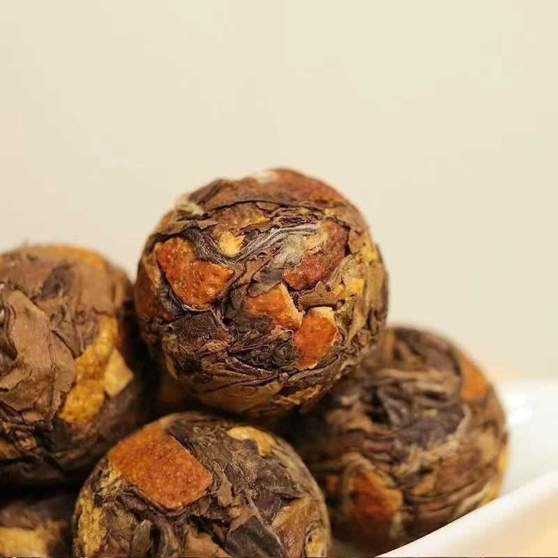 HelloYoungTea 250g White Tea Stuffed Tangerine Orange Fuding Chenpi Bai Cha Aged Shou Mei new