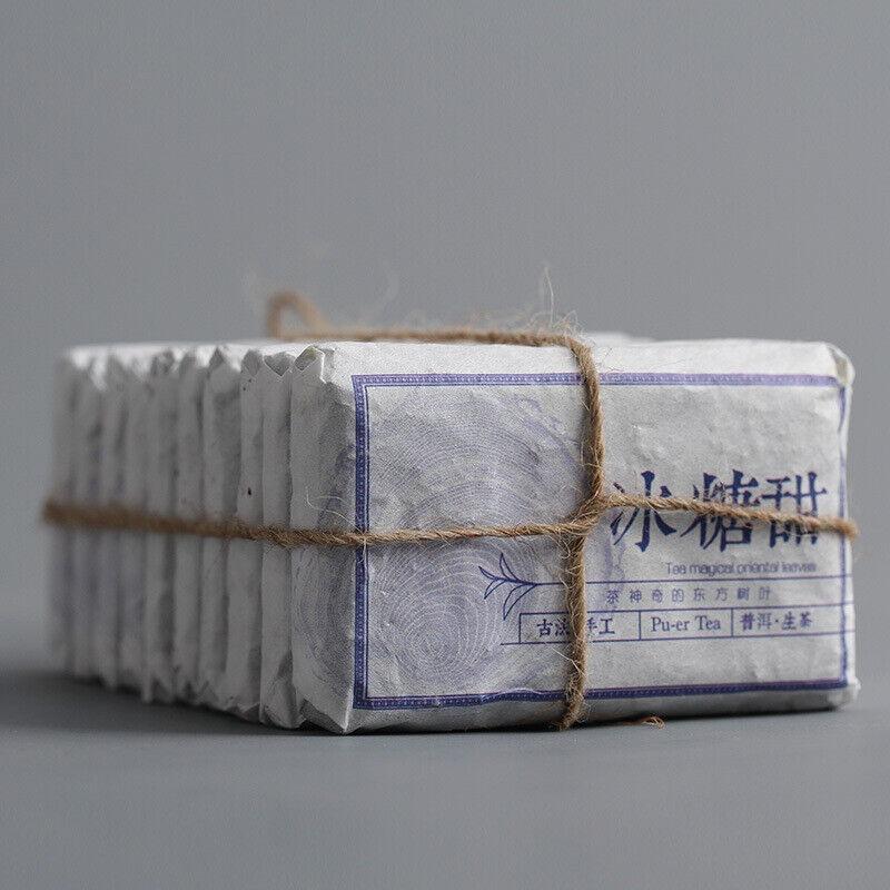 HelloYoungTea Yunnan Puerh Tea Big Tree Old Tree Puerh Raw Tea Brick Spring Tea 45g