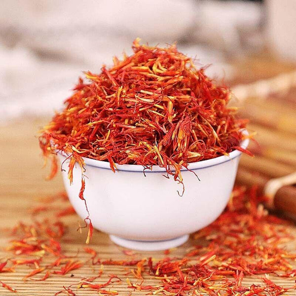 HelloYoungTea Safflower Chinese Herbs Xin*jiang Safflower Foot Soaking Material